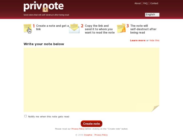 The Importance of Using Privnote