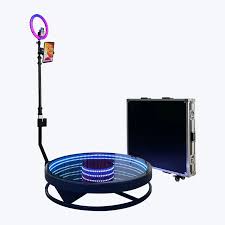 The 360 camera booth enables you to take images inside a special and original way